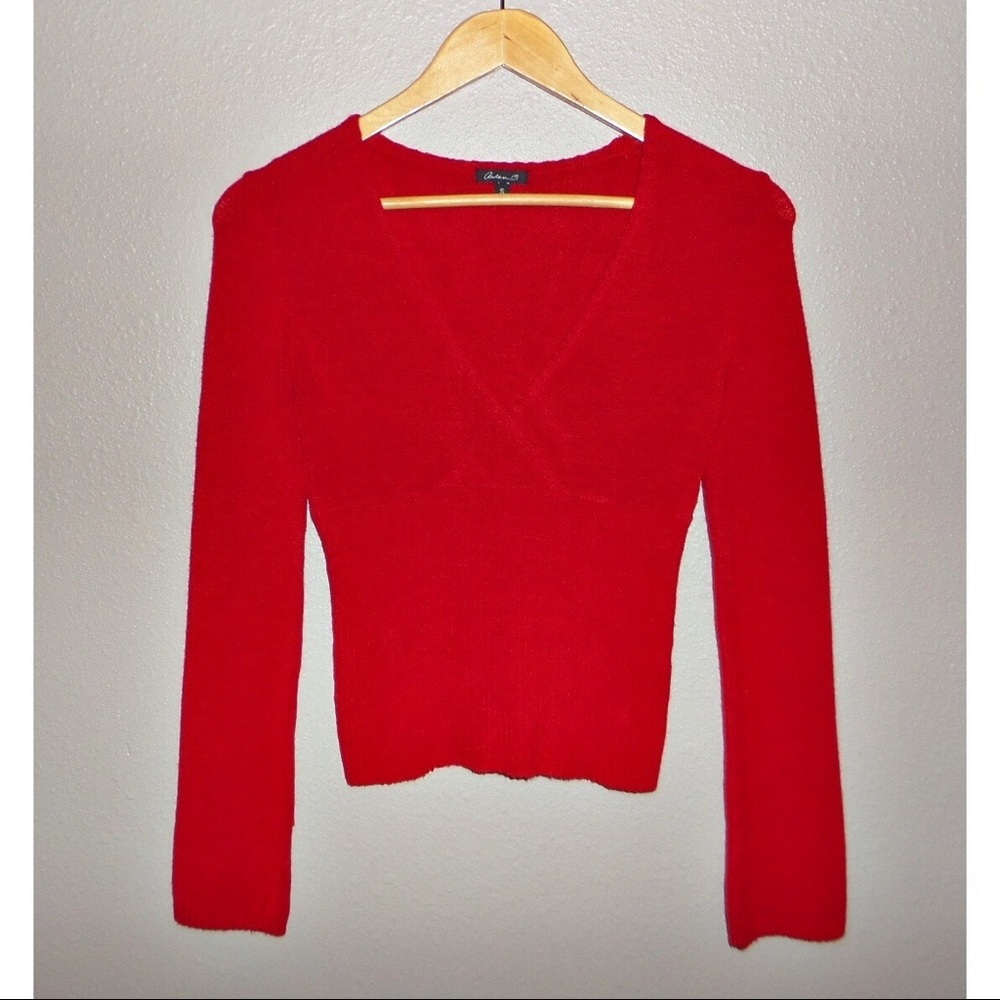 Arden B Crossed V-Neck Sweater